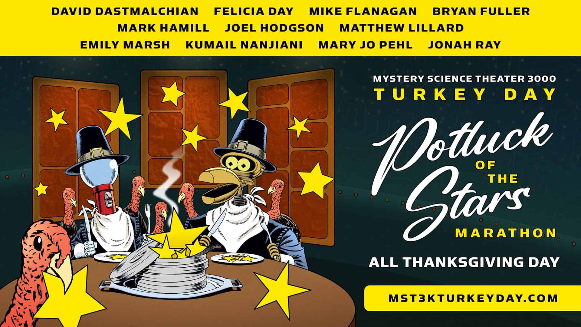 The Turkey Day Potluck of the Stars Marathon starts November 28th 1