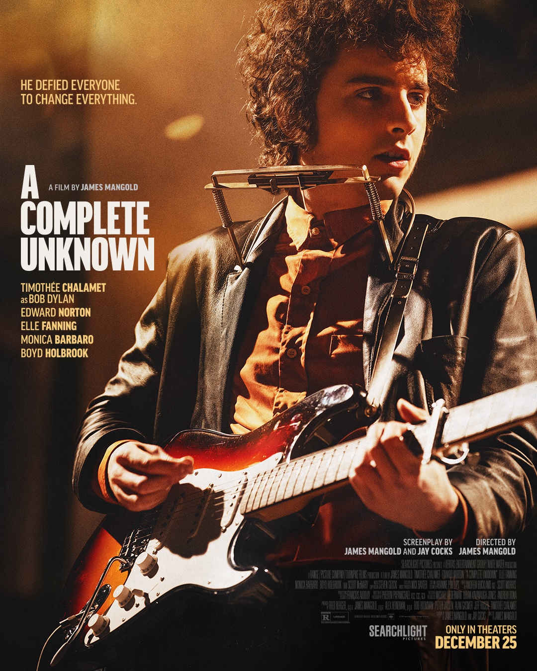 A Complete Unknown: Timothée Chalamet’s Bob Dylan Biopic Lands Tickets & Sneak Peek 1