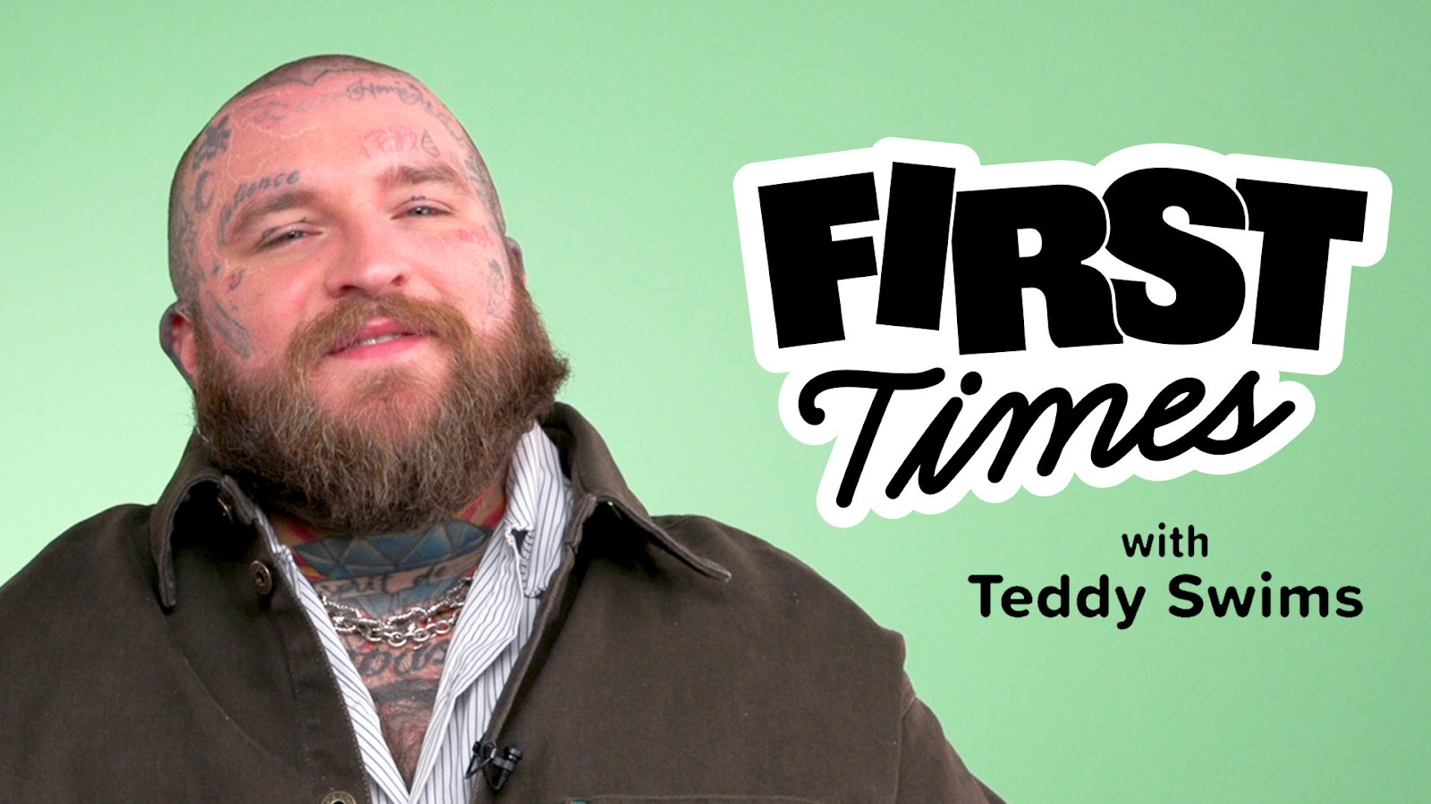 Teddy Swims Shares His Personal Firsts on BuzzFeed Celeb: First Times 1