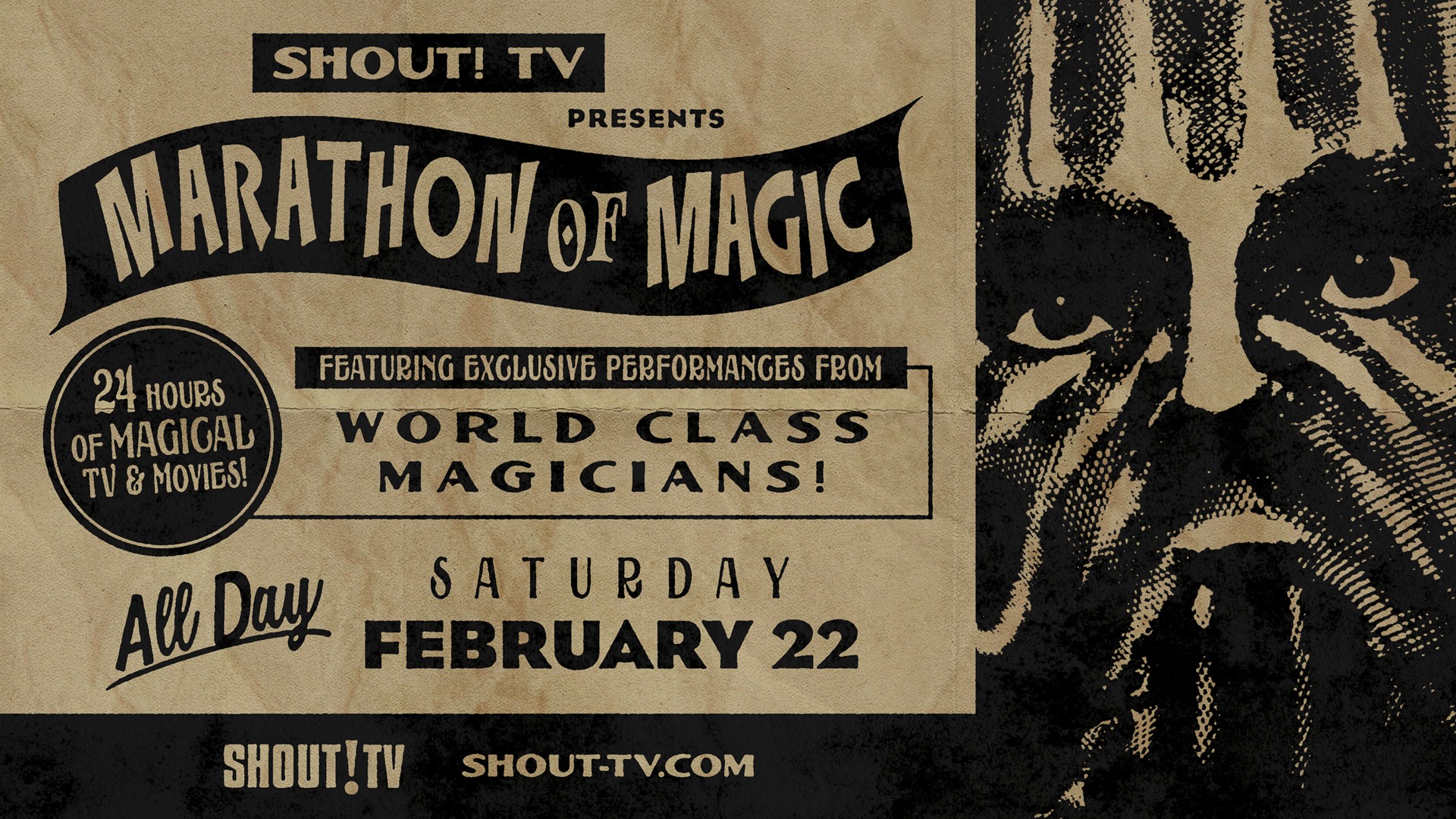 Shout TV goes magic on February 22nd 1