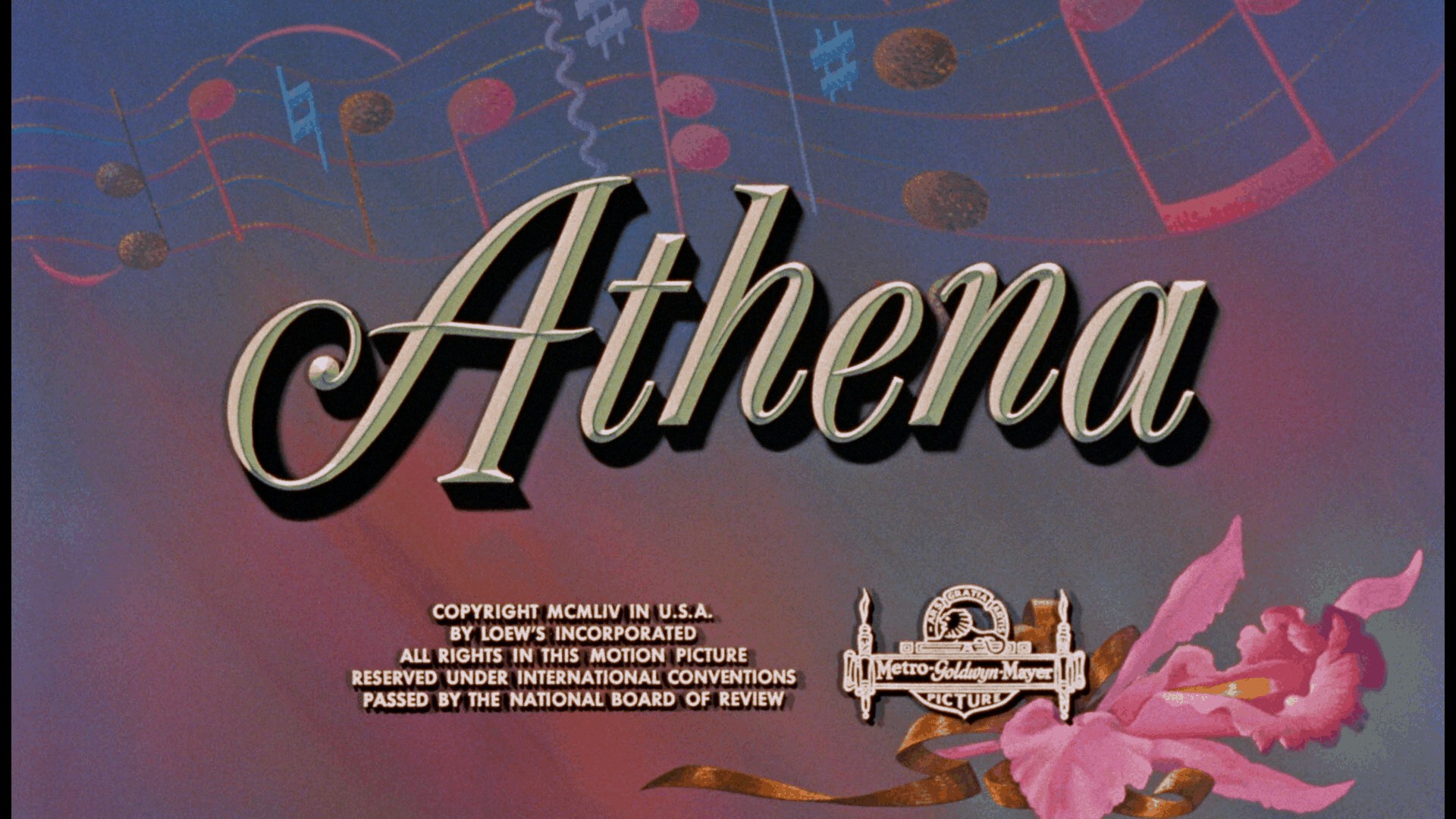 Athena (1954) celebrates daughters and  Grandpa killing weightlifting
