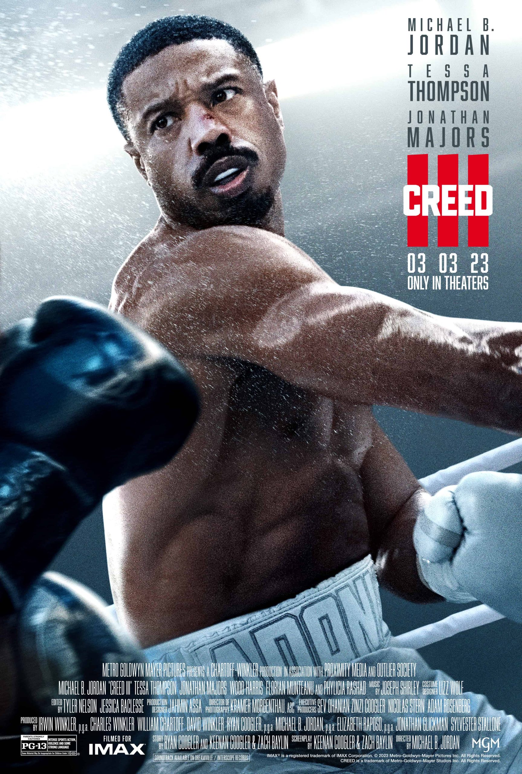 Creed III opens March 3rd. Check out the new poster!