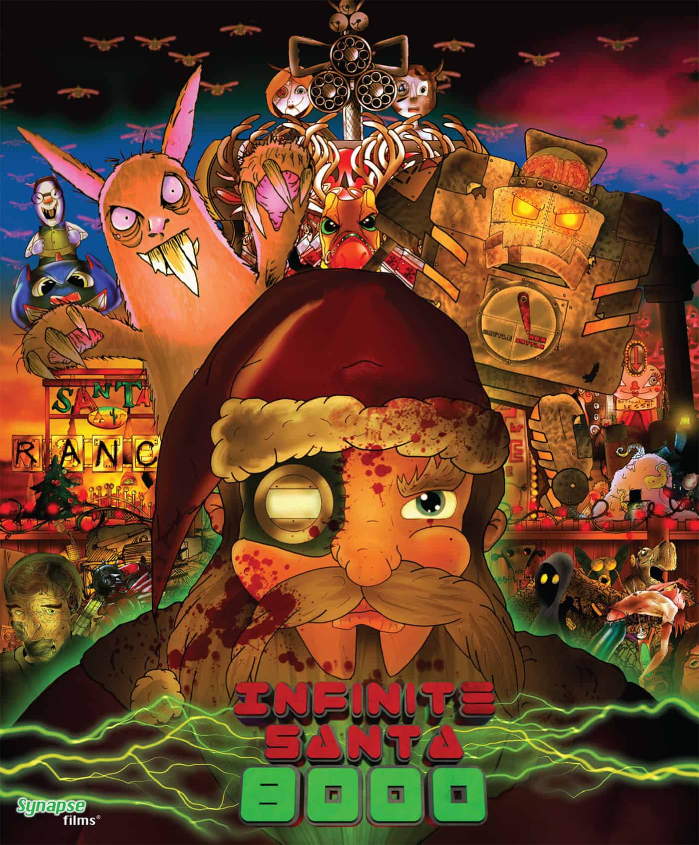 Get Ready for a Unique Christmas Adventure with Infinite Santa 8000 on Blu-ray