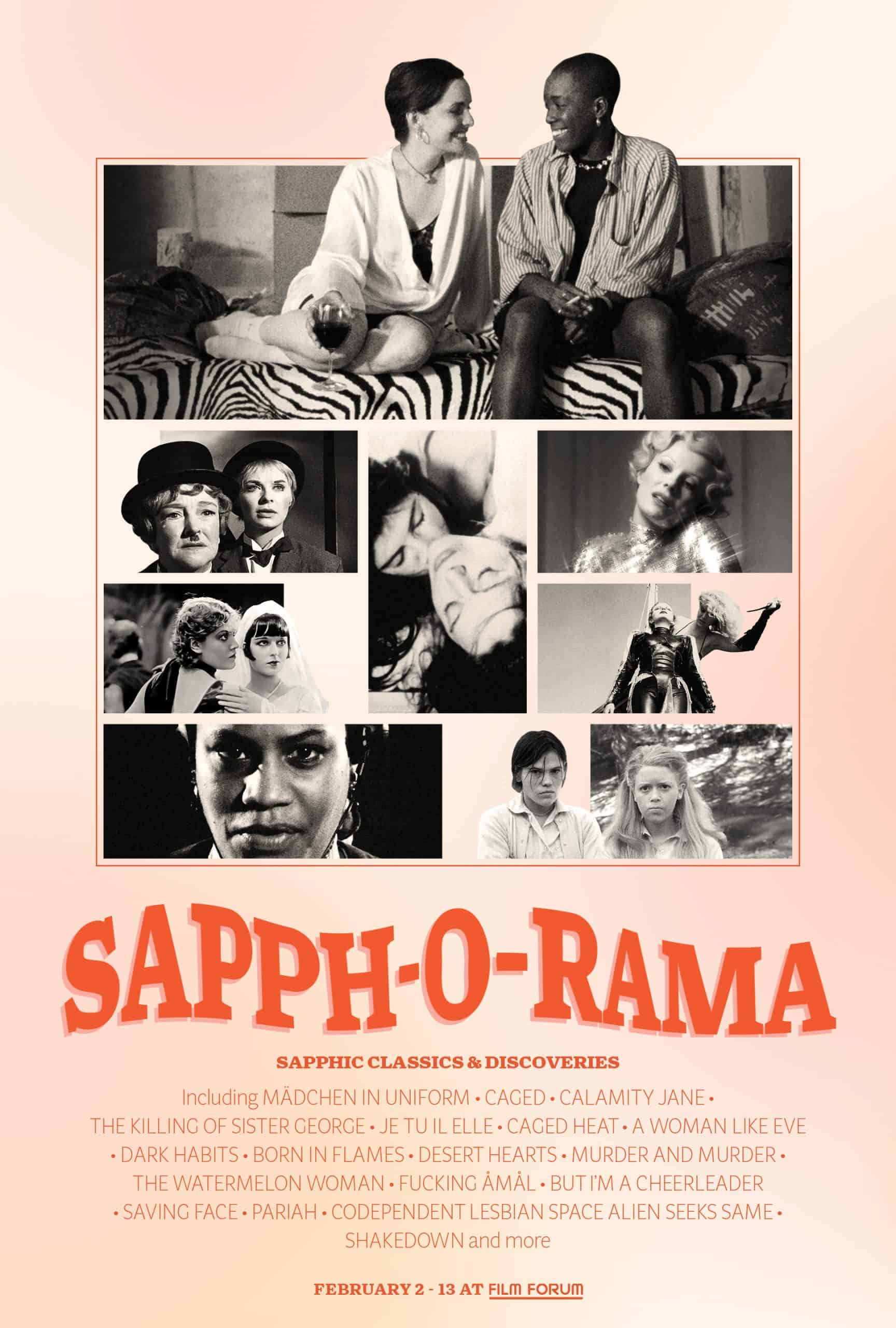 SAPPH-O-RAMA: Celebrating Lesbian Cinema at Film Forum, Feb 2-13