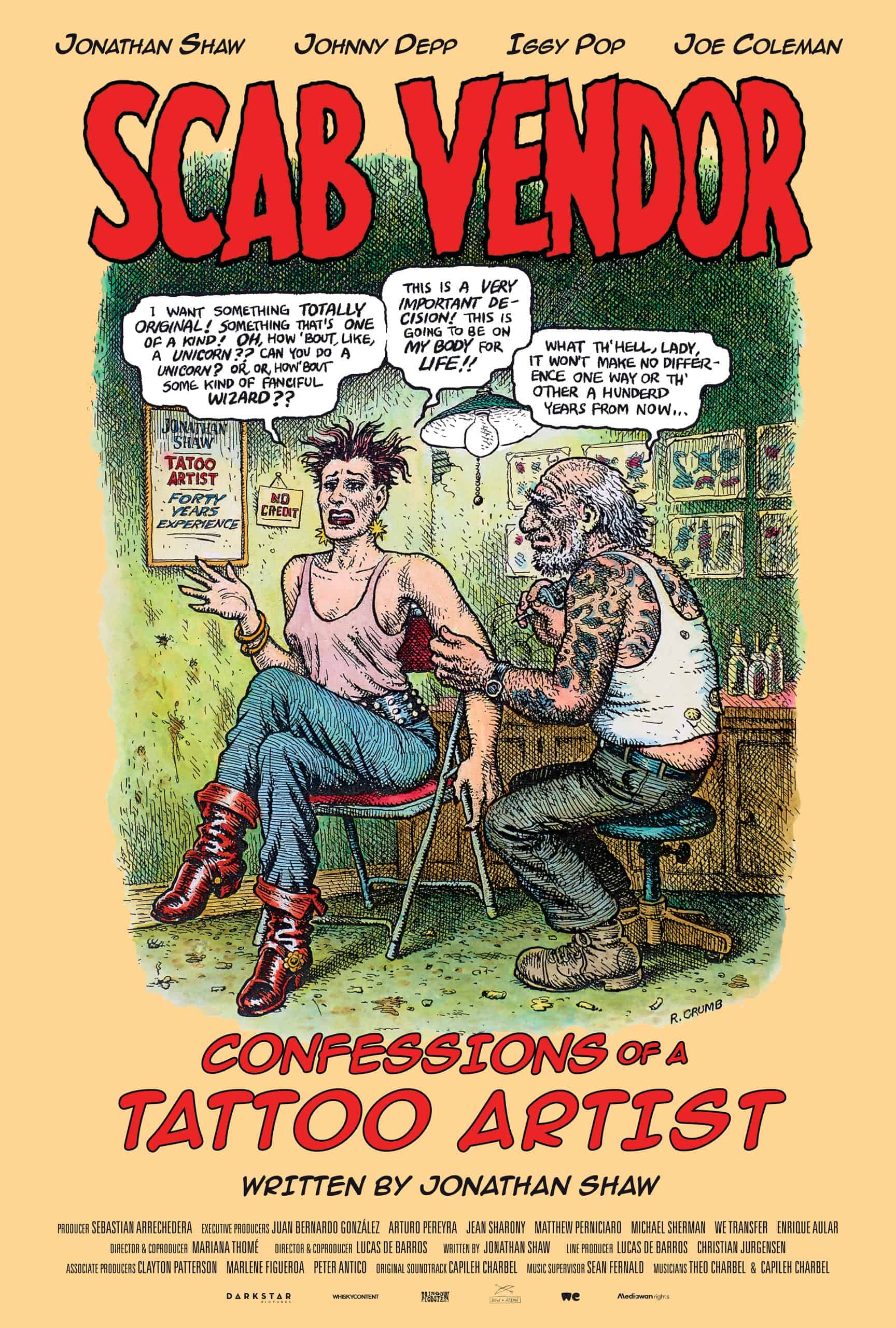 Discover the Legendary World of Jonathan Shaw in “Scab Vendor: Confessions of a Tattoo Artist”
