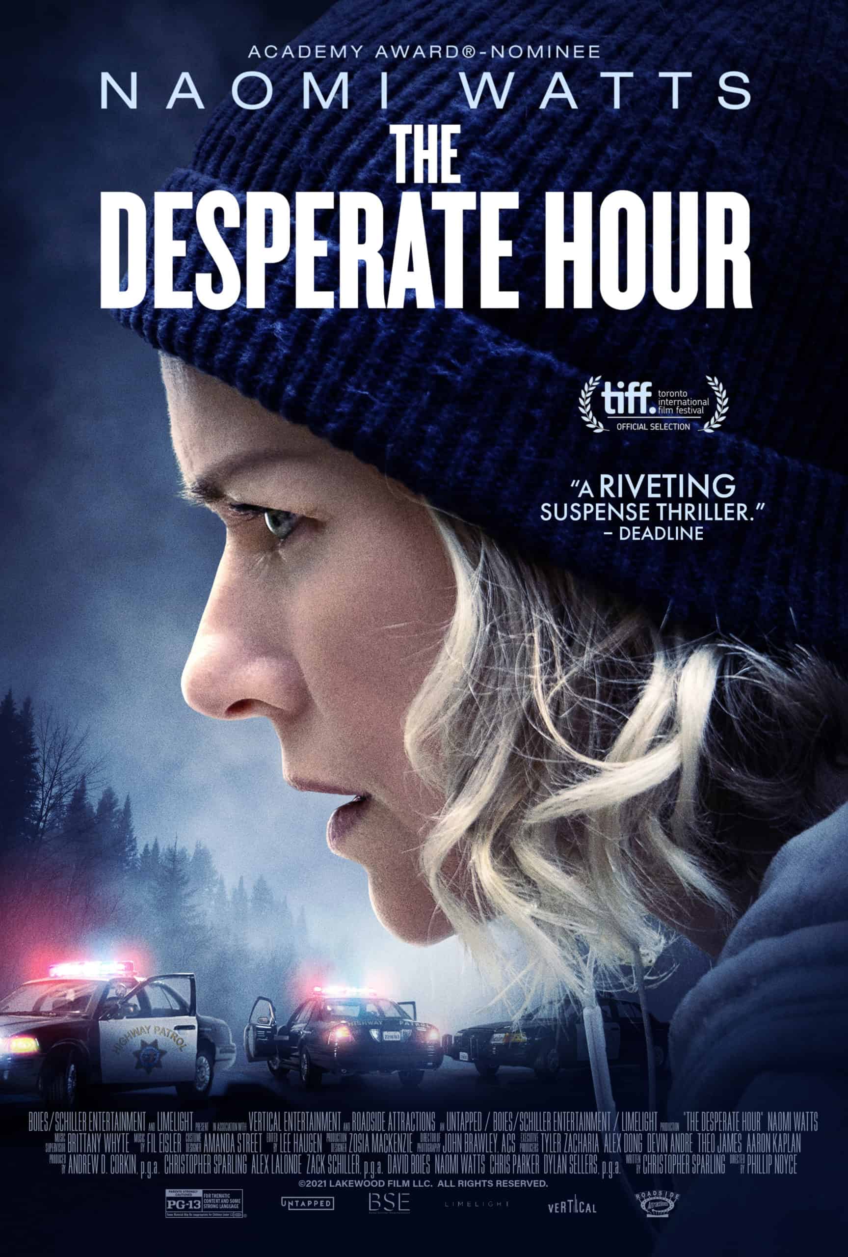 The Desperate Hour is coming to theaters and digital on February 25th, 2022