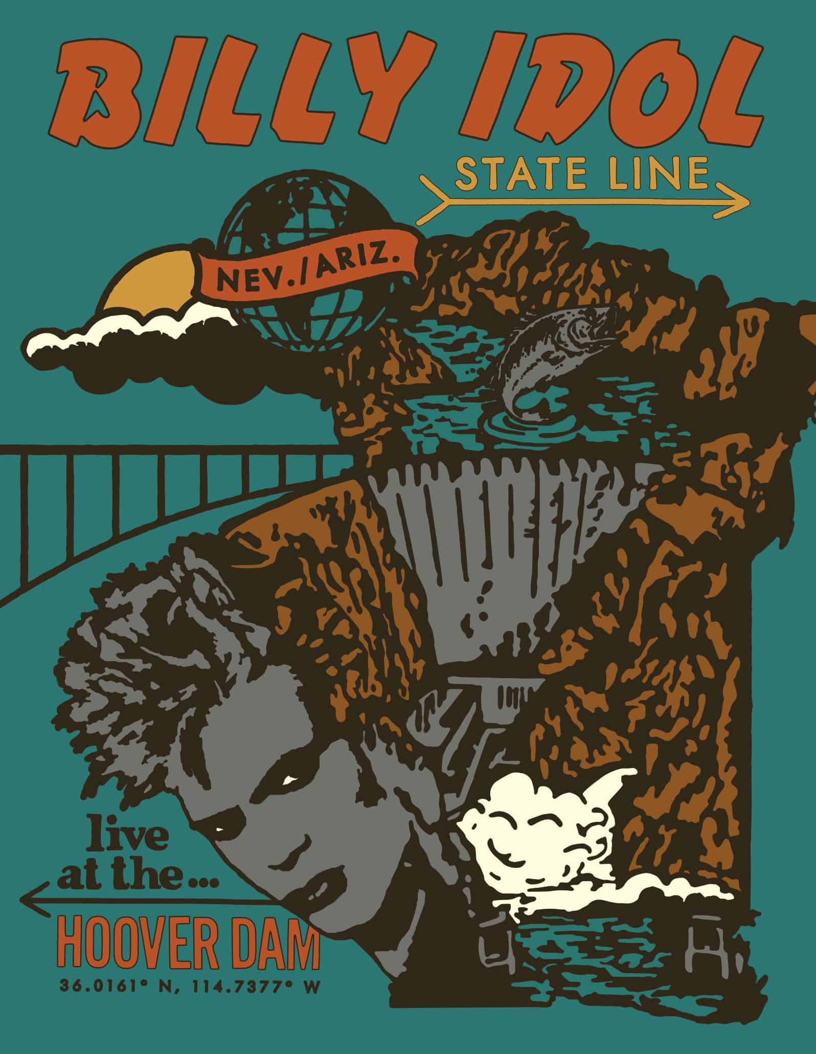 Billy Idol – State Line: Live at the Hoover Dam rocks onto Blu-ray on December 15th!