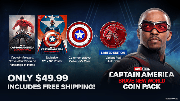 Marvel Fans Assemble: Captain America: Brave New World Now Available on Fandango at Home!