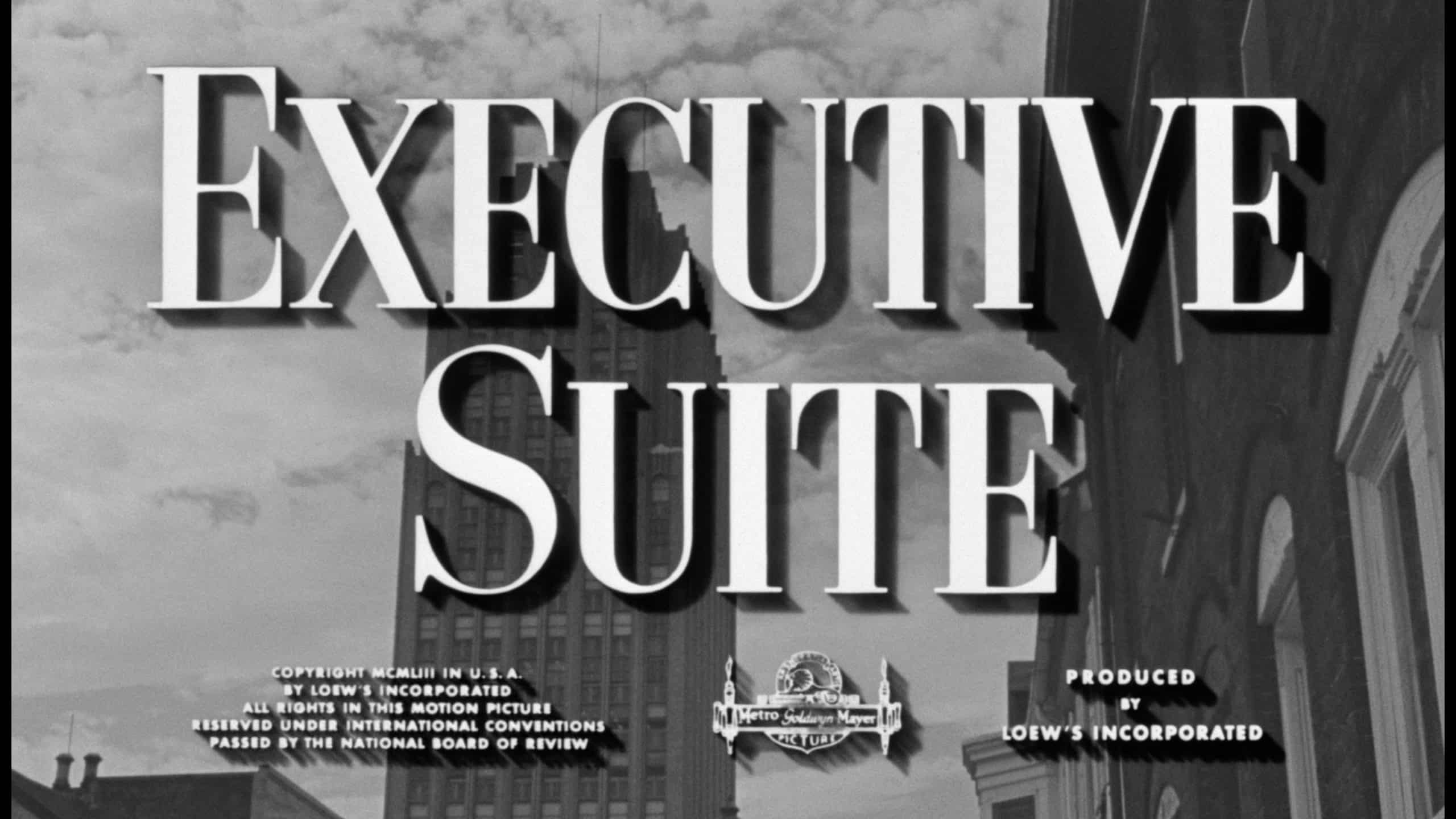Executive Suite (1954) [Warner Archive Blu-ray Review]