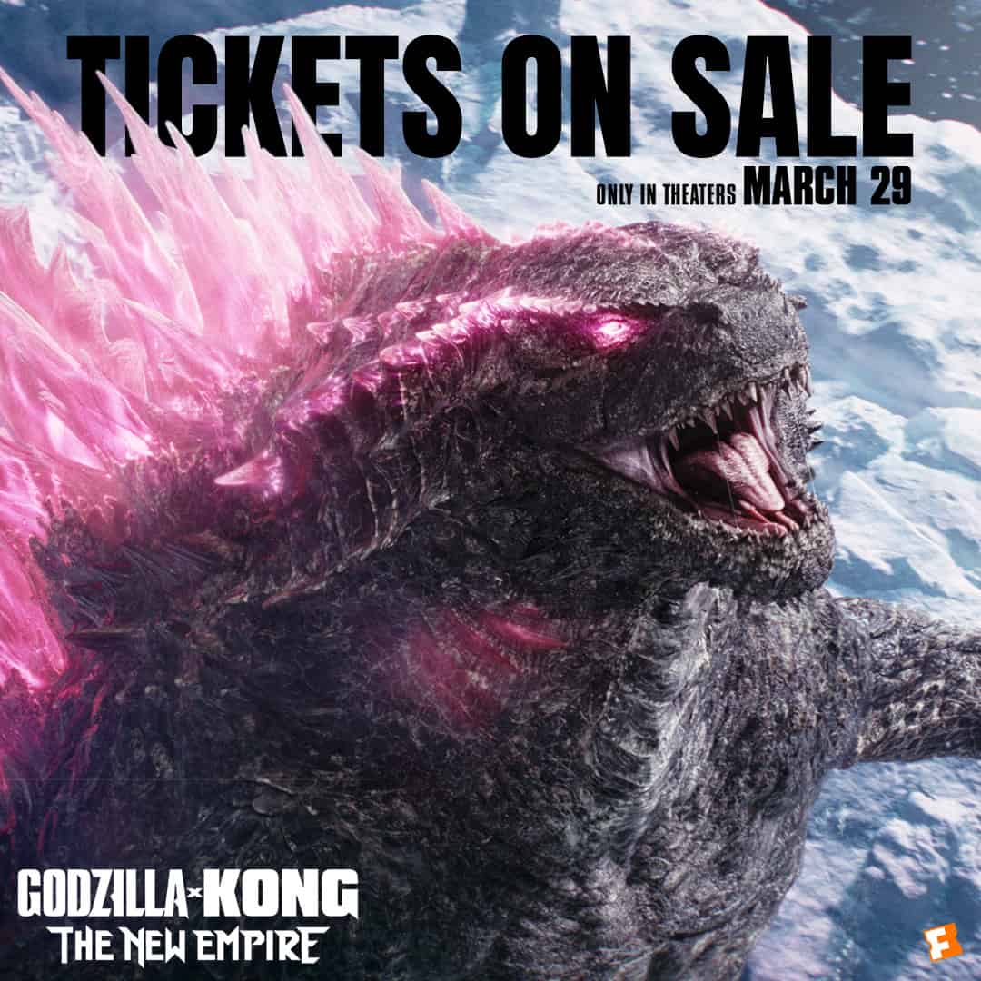 “Godzilla x Kong: The New Empire” Roars into Theaters March 29, 2024 – Secure Your Tickets on Fandango!