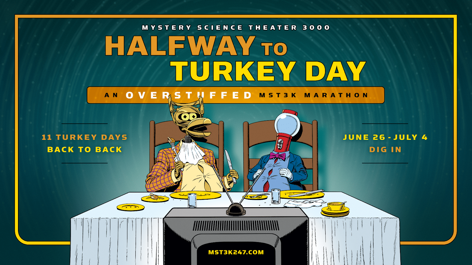 Halfway to Turkey Day Marathon runs June 26 through July 4th
