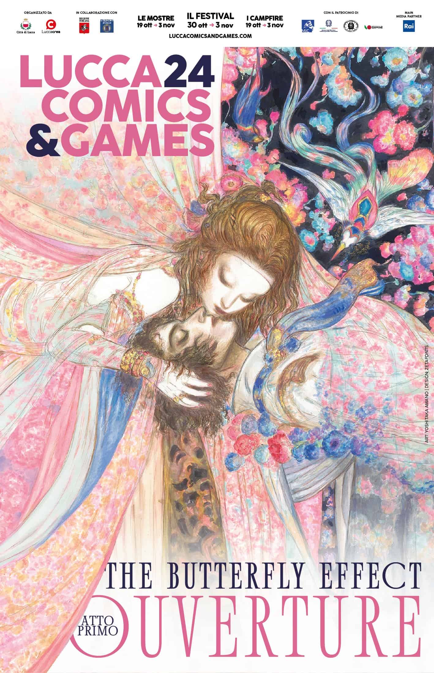 Lucca Comics & Games 2024: Celebrating “The Butterfly Effect” with Yoshitaka Amano and More
