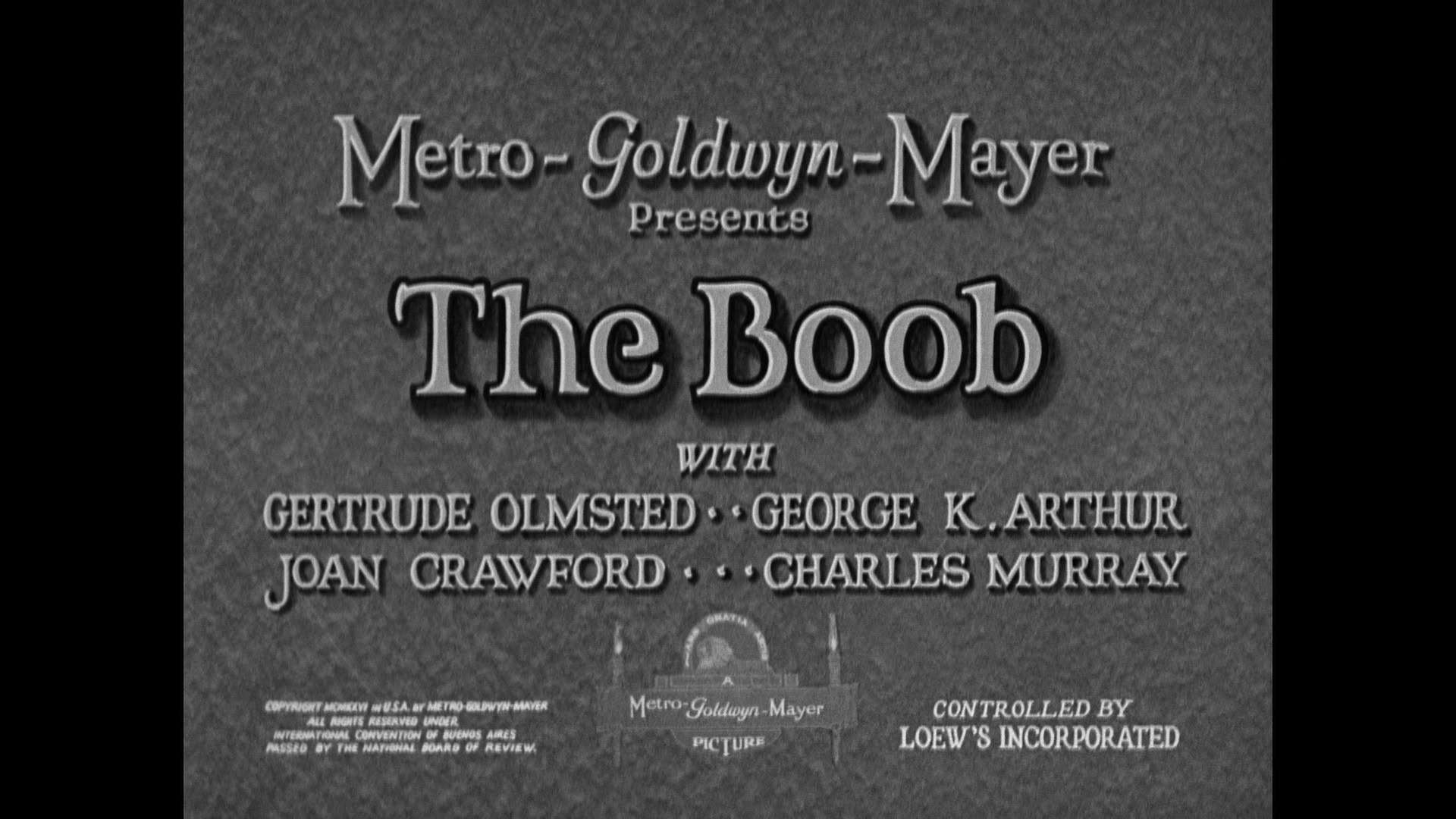The Boob (1926) [Warner Archive Blu-ray review]