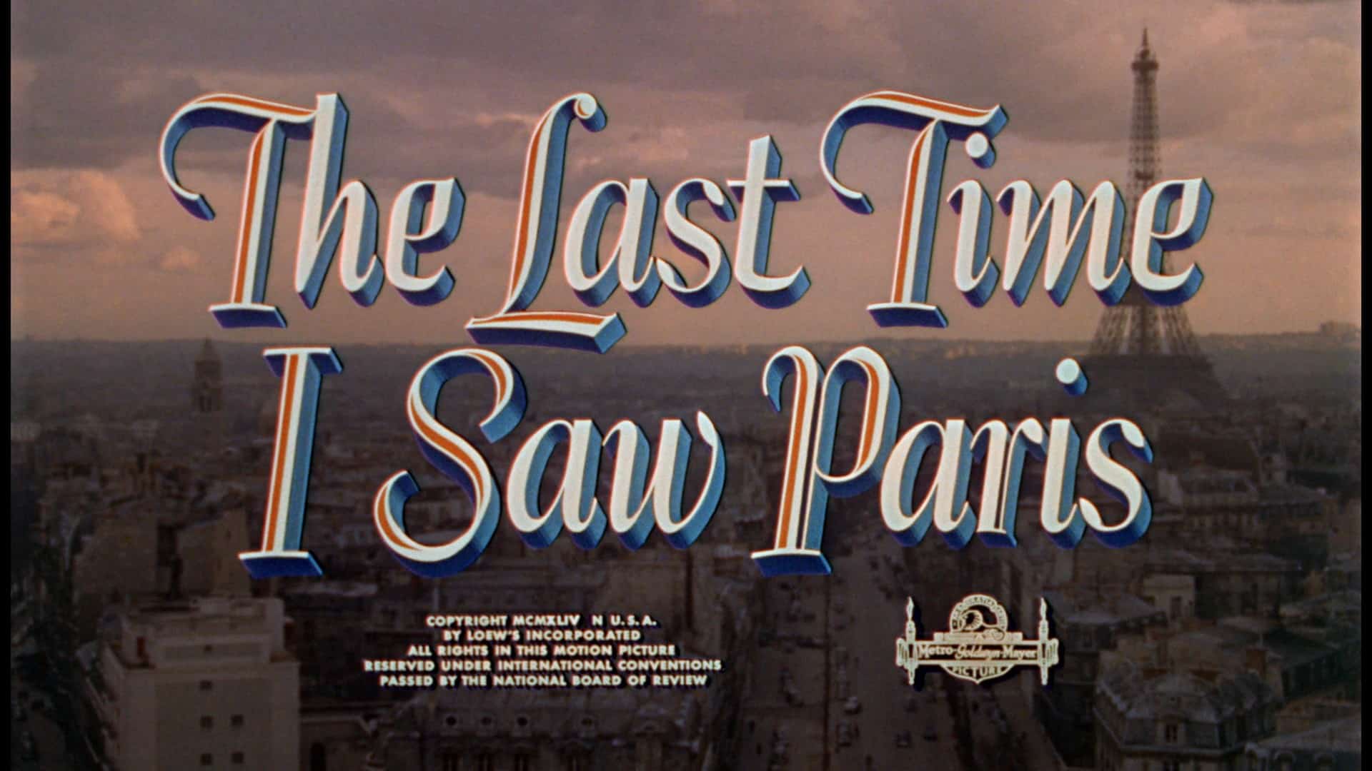 The Last Time I Saw Paris (1954) [Warner Archive Blu-ray review]