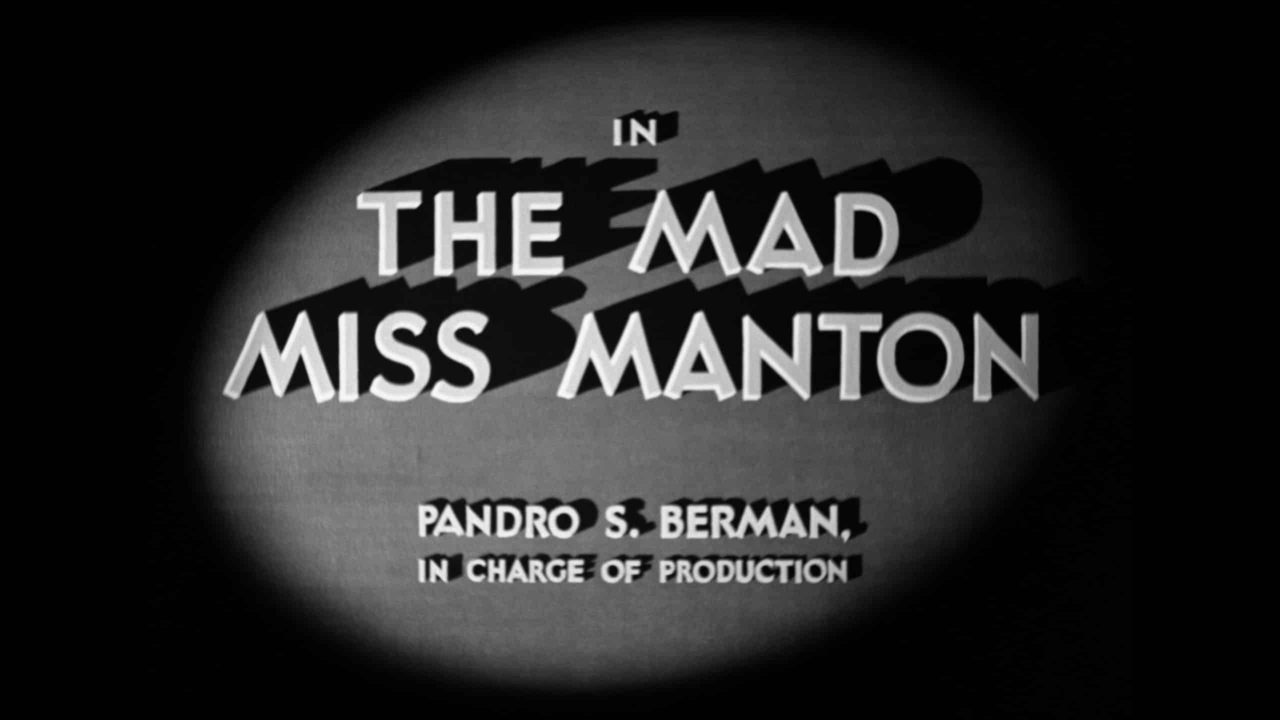 The Mad Miss Manton (1938) [Warner Archive Blu-ray Review]