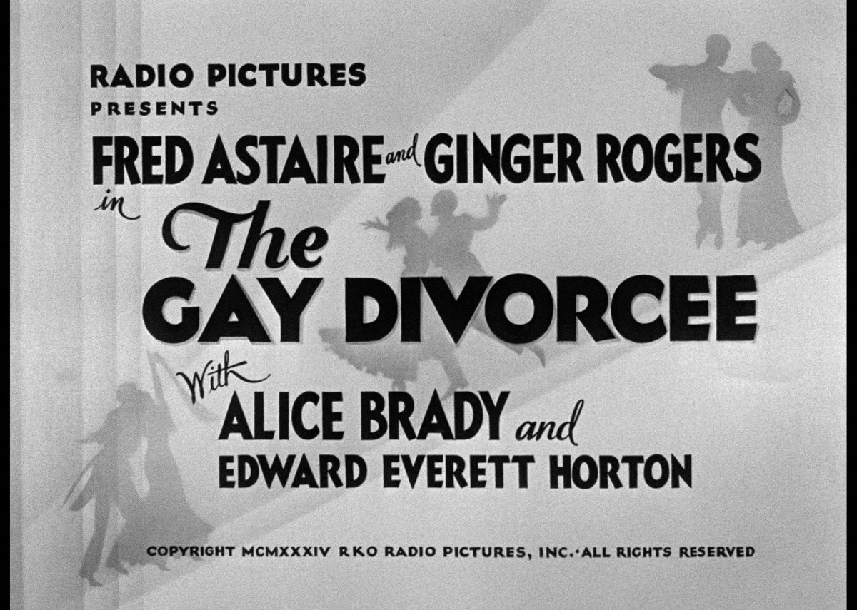 gay divorcee warner archive blu-ray