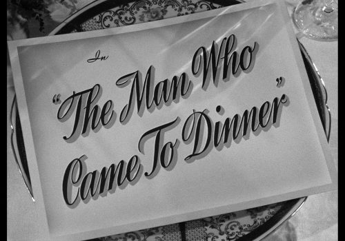 the man who came to dinner warner archive blu ray