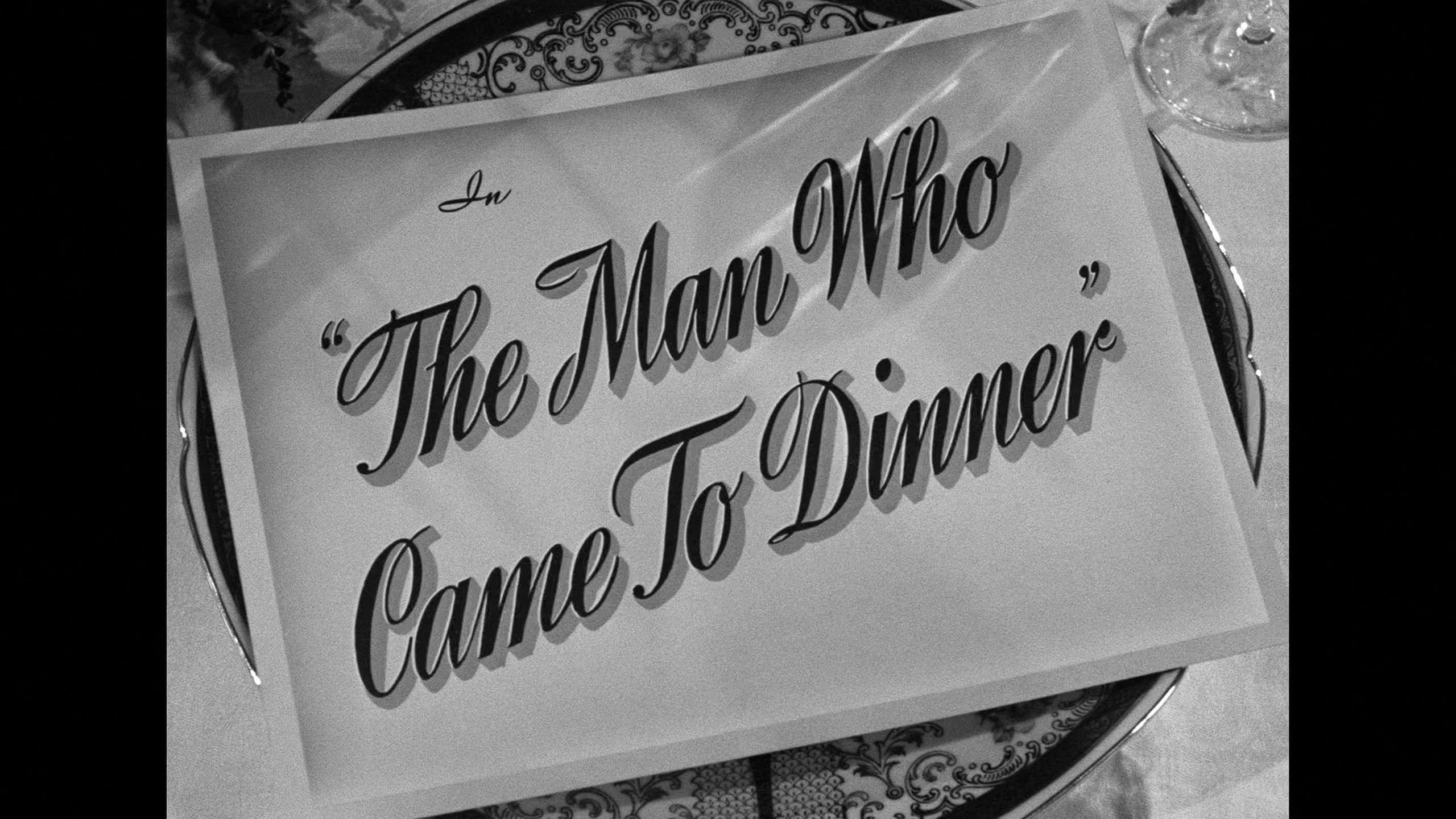 the man who came to dinner warner archive blu ray