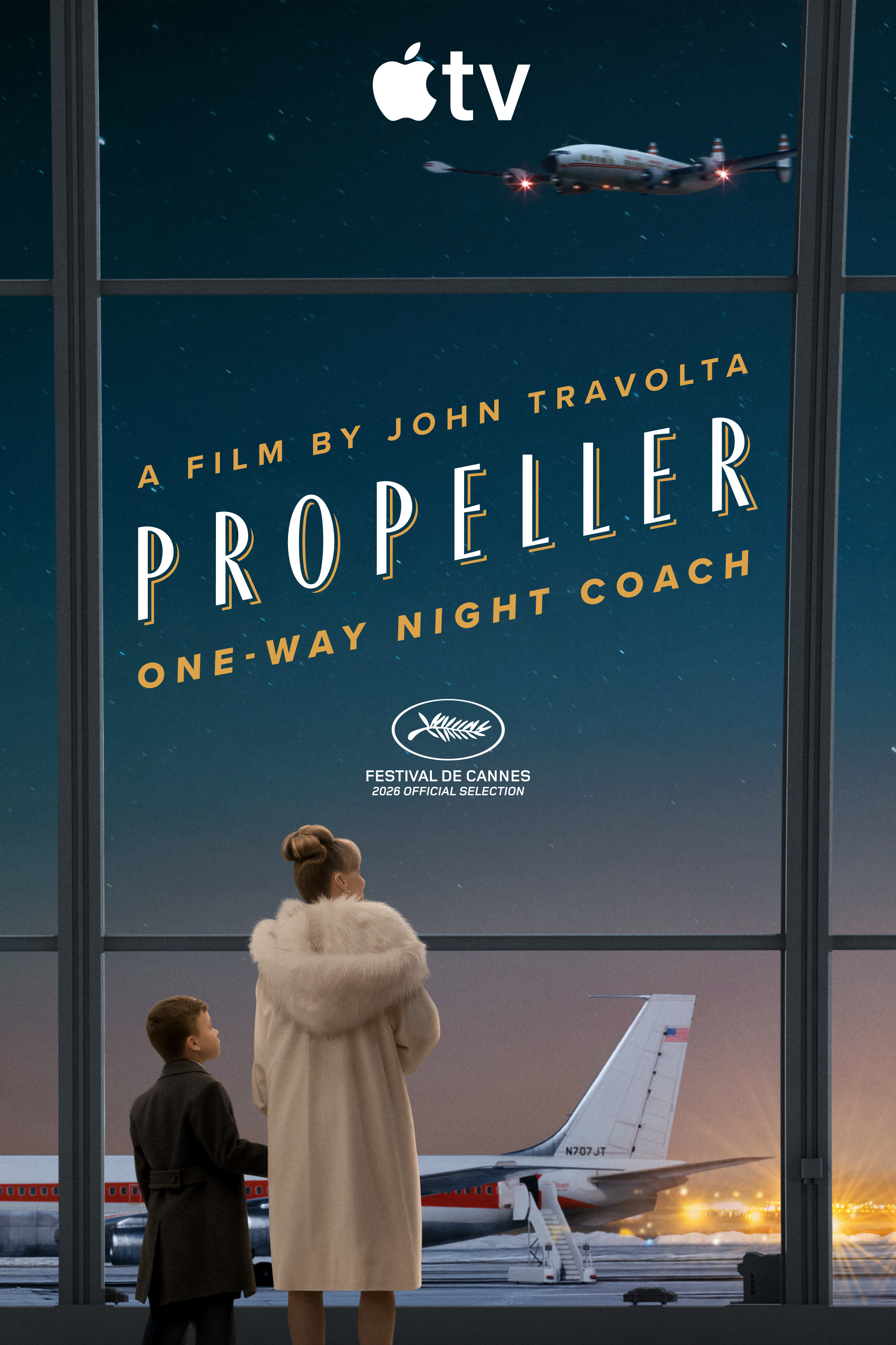 Propeller One-Way Night Coach Trailer Unveiled—John Travolta’s Golden Age Aviation Film Premieres on Apple TV May 29 Following Cannes World Premiere