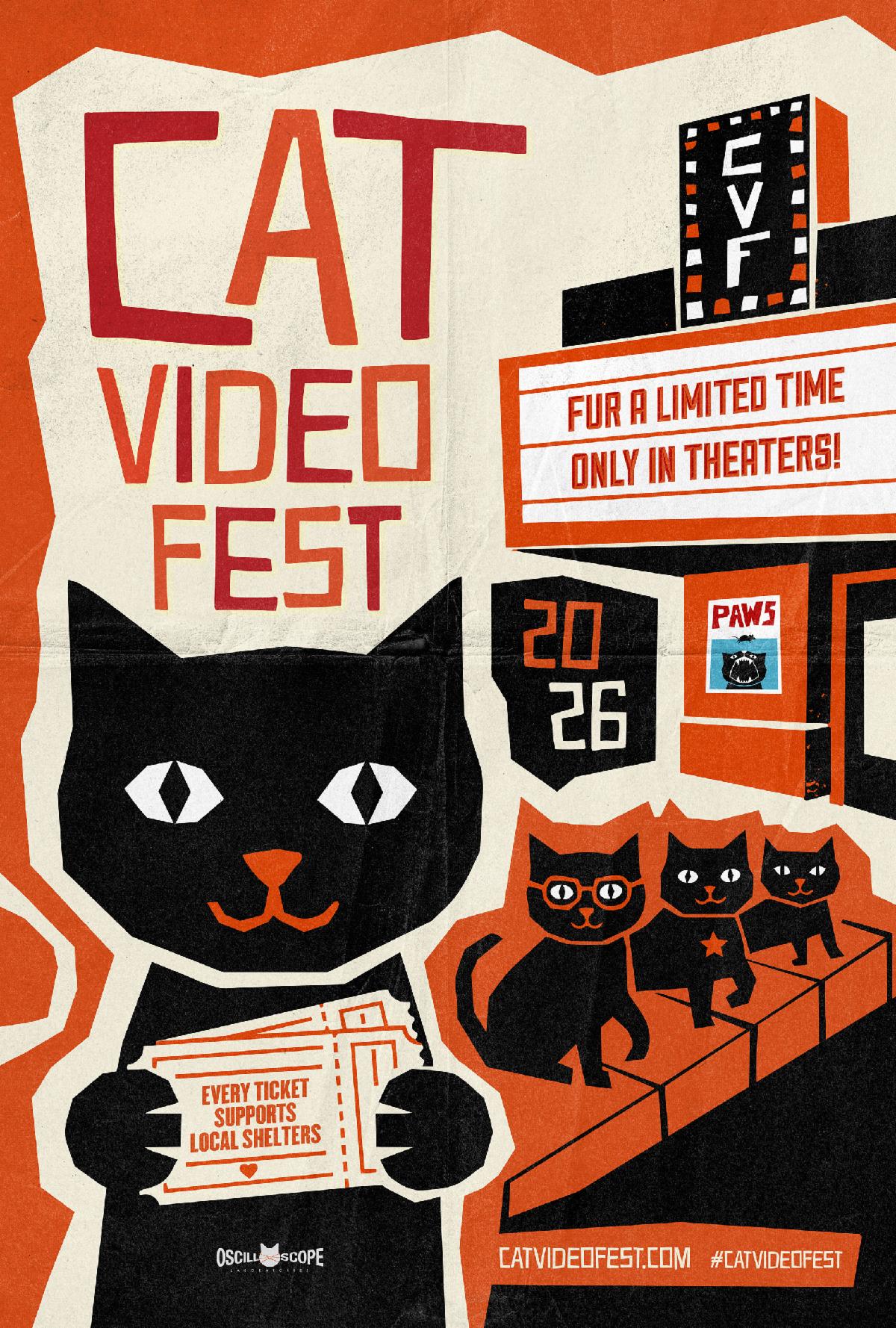 Cat Video Fest 2026 poster