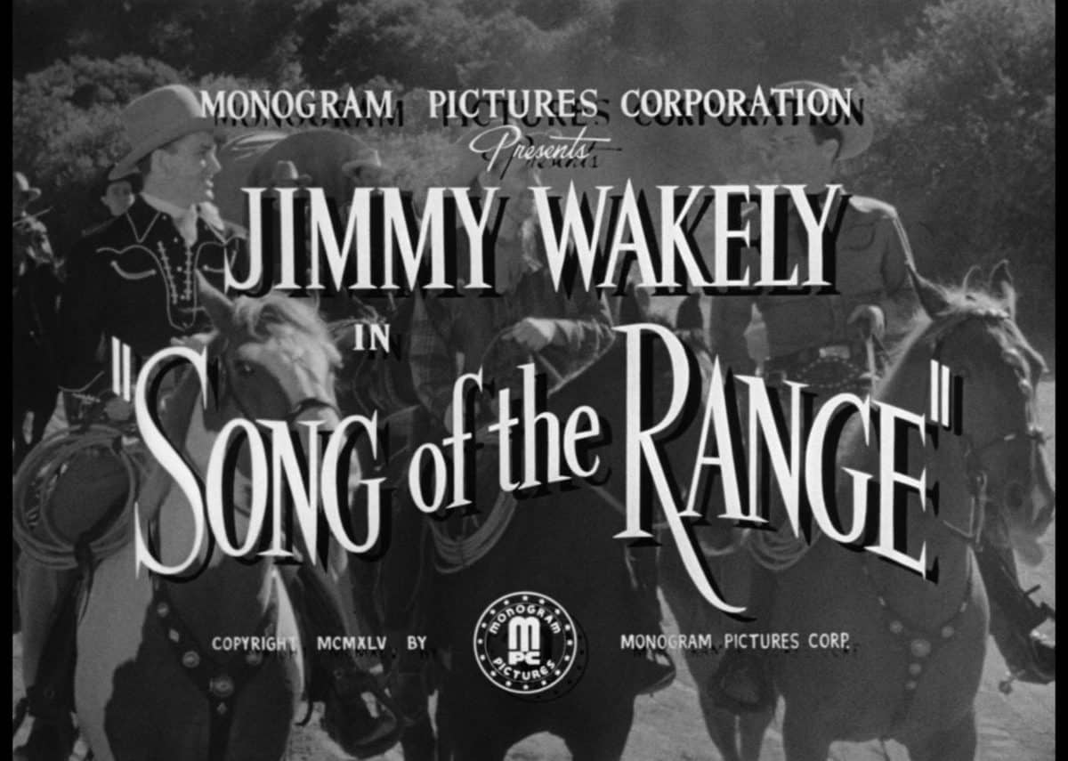 song of the range monogram matinee warner archive blu-ray