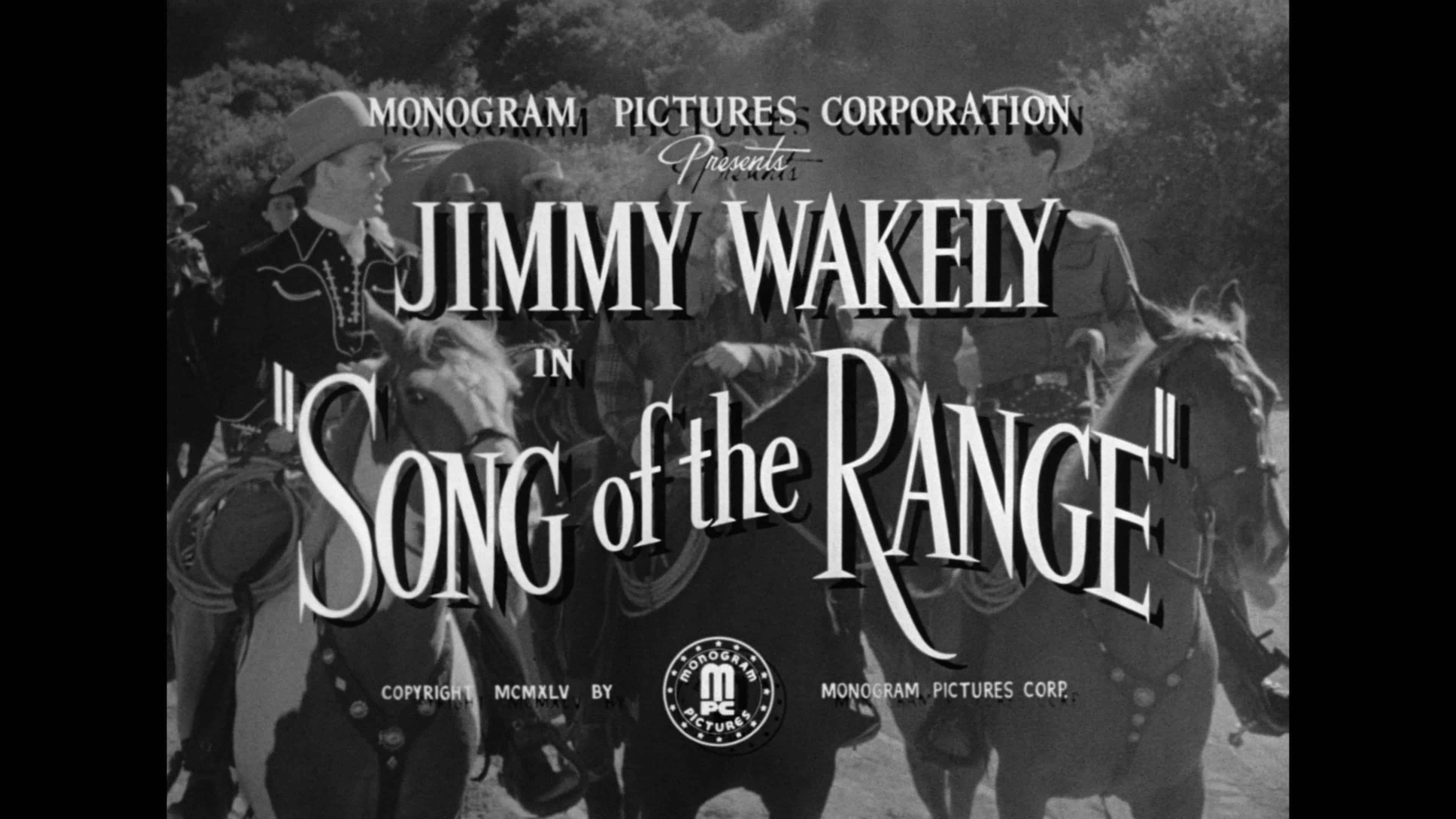 song of the range monogram matinee warner archive blu-ray