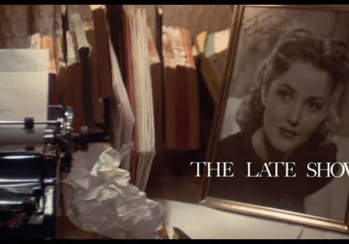 the late show warner archive blu-ray