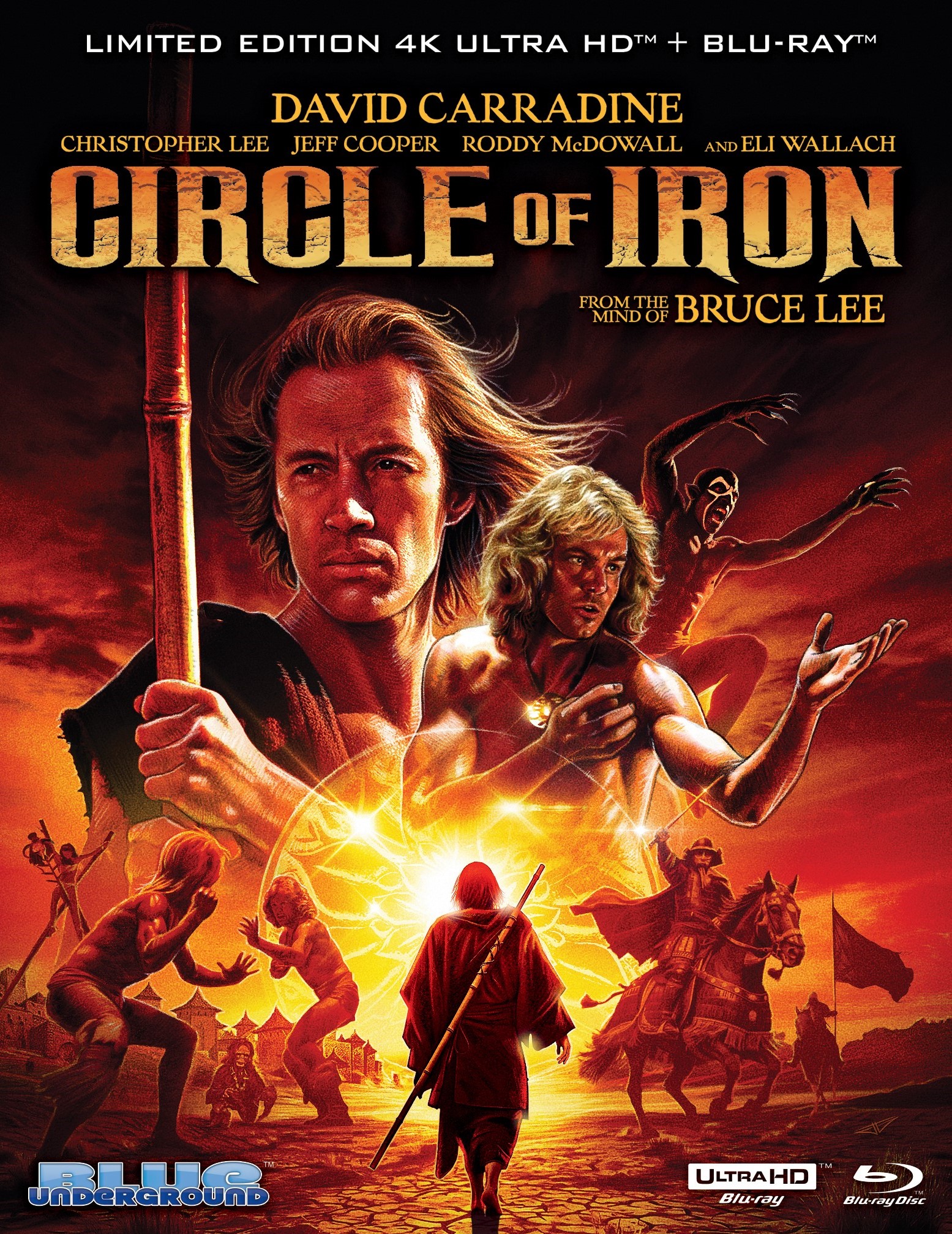 The Dream Bruce Lee Never Filmed: “Circle of Iron” Gets a 4K SteelBook From Blue Underground August 25