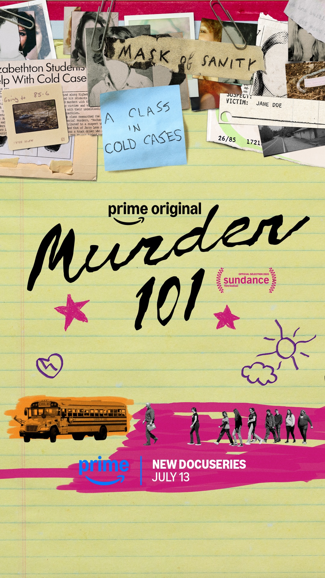 Prime Video’s “Murder 101” Turns High Schoolers Into Cold-Case Investigators This July