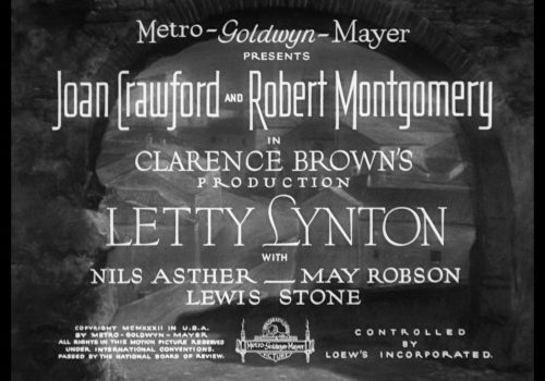 letty lynton warner archive blu-ray