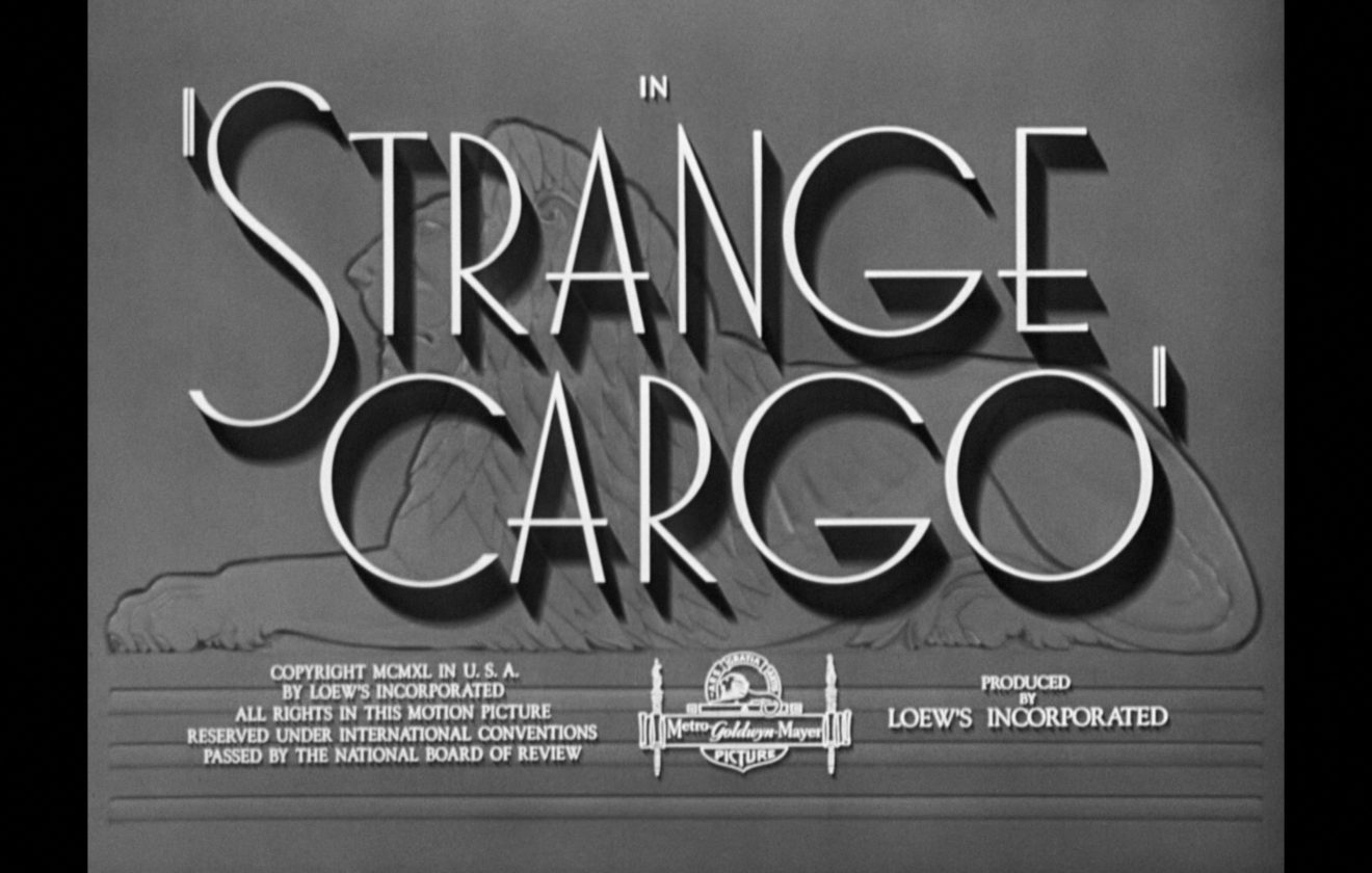 Strange Cargo Warner Archive Blu-ray