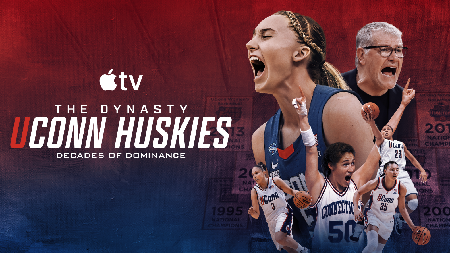 Twelve Banners and a Forty-Year Wait: Apple TV Trailers “The Dynasty: UConn Huskies”