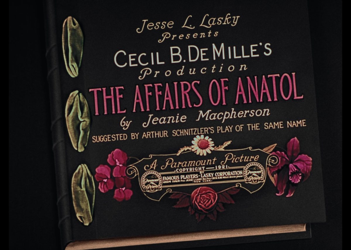 affairs of anatol blu-ray