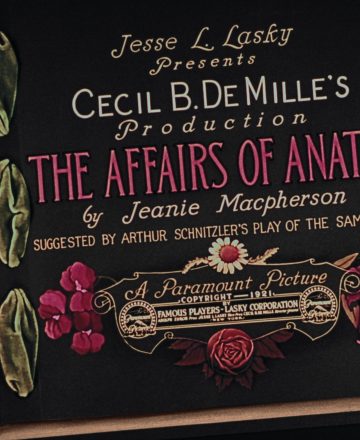 affairs of anatol blu-ray