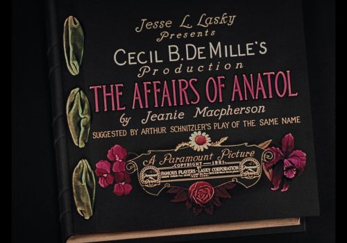 affairs of anatol blu-ray