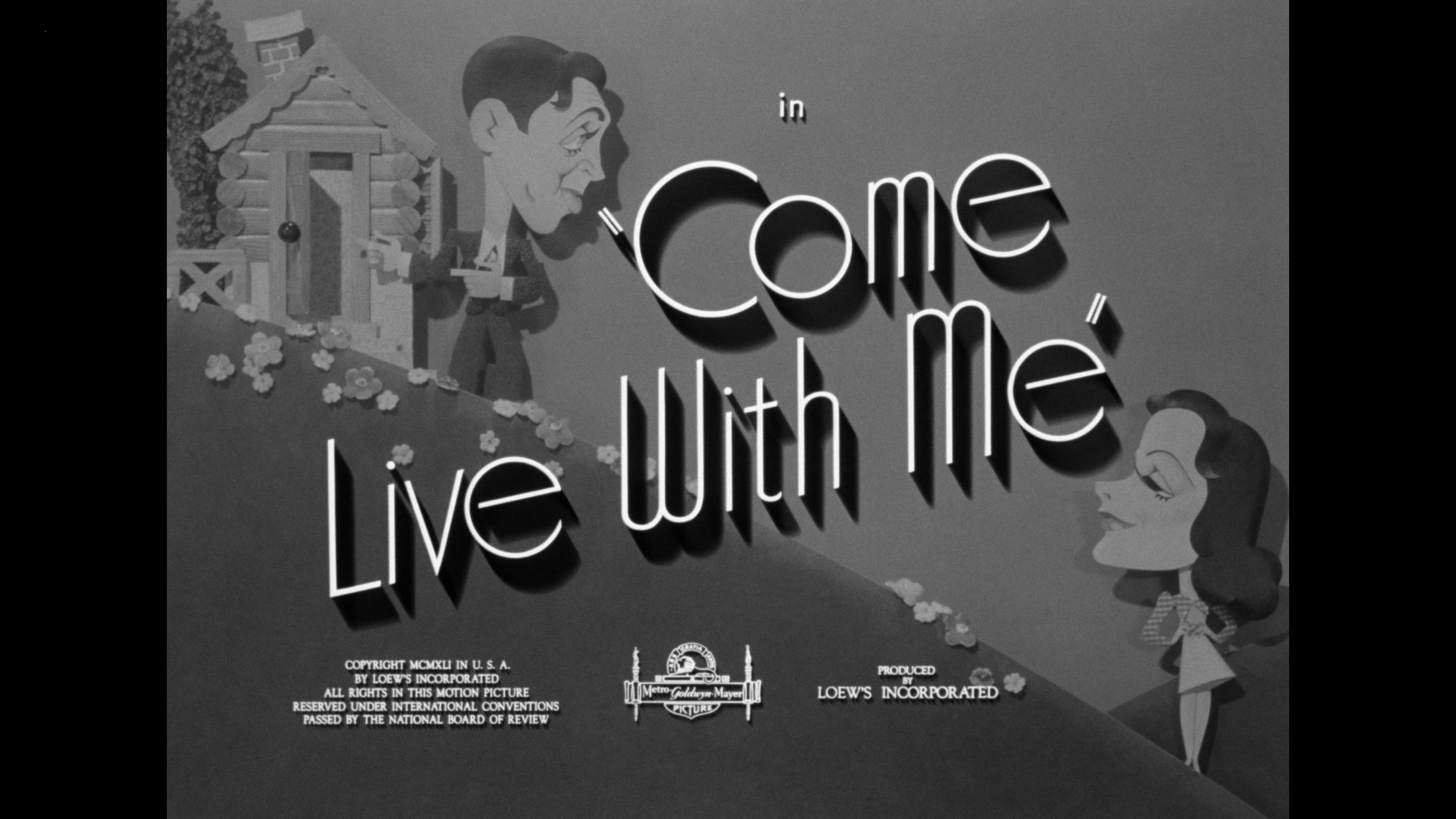come live with me warner archive blu-ray