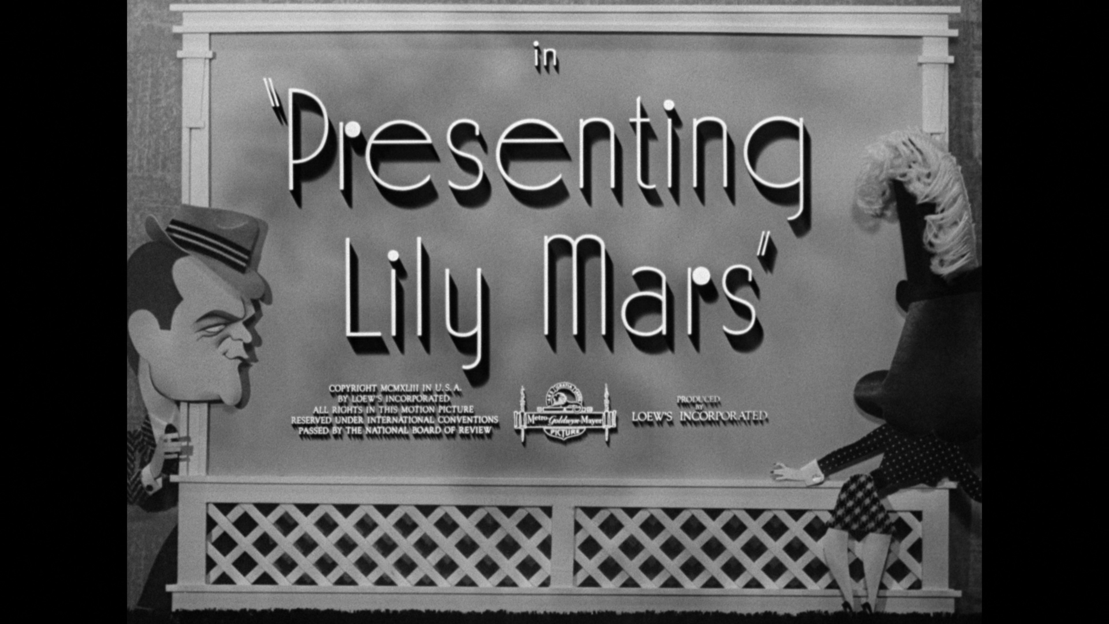 presenting lily mars warner archive blu-ray