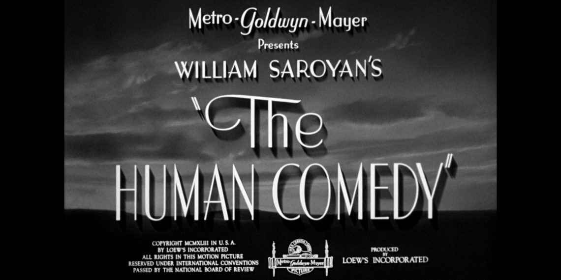the human comedy warner archive blu-ray